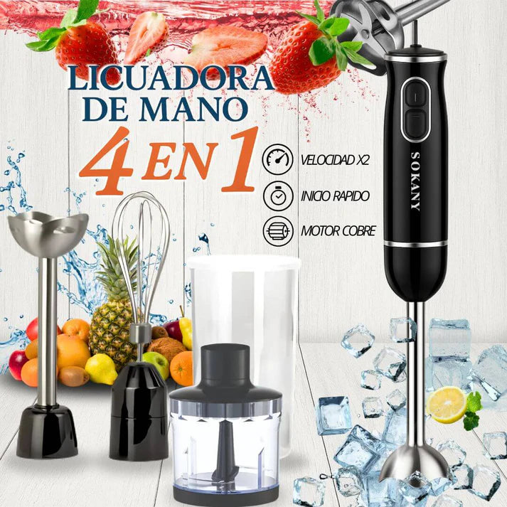 Licuadora de Mano 4 en 1