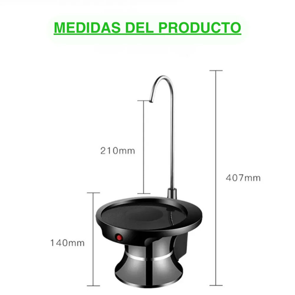 Dispensador Eléctrico de Agua con Plataforma + Afilador de Cuchillos de REGALO