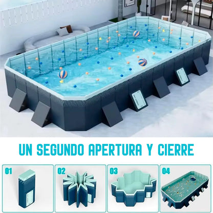 Piscina Plegable Familiar AquaHome