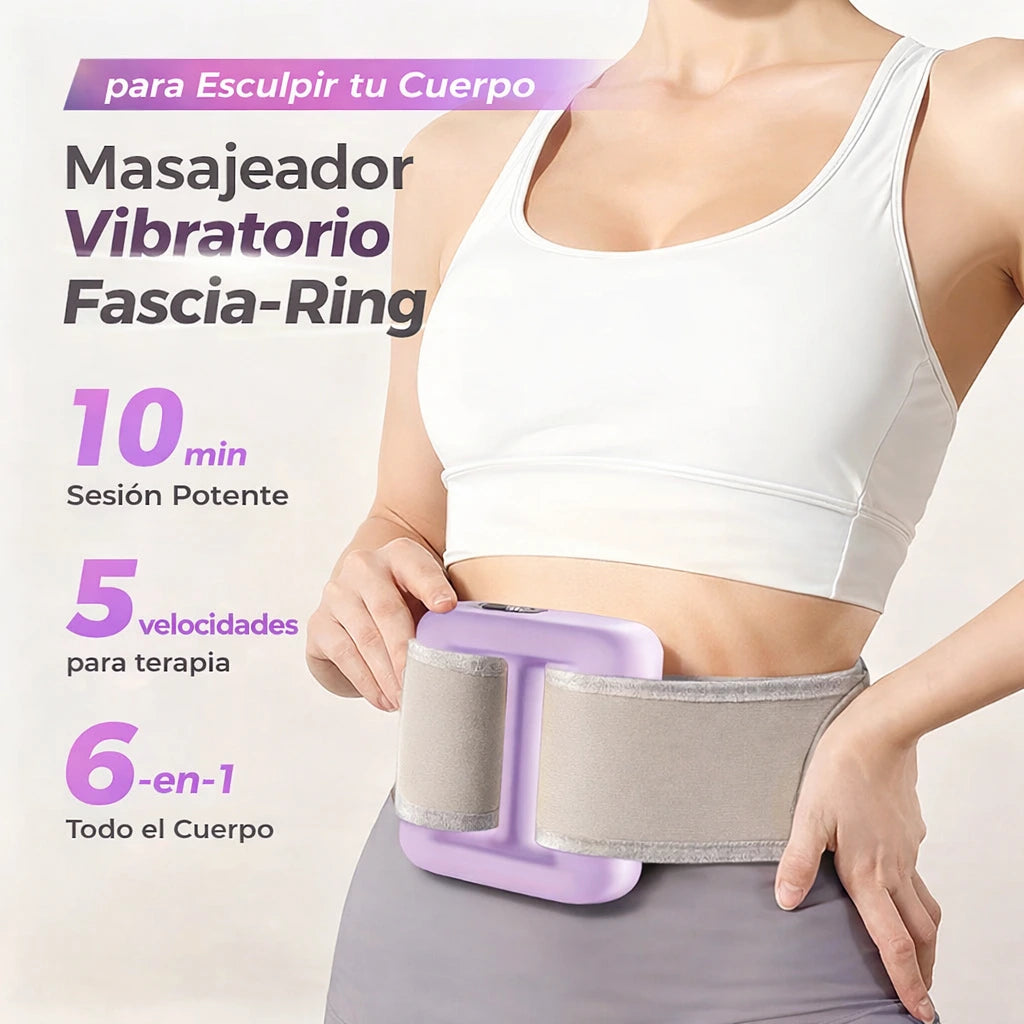 Masajeador de banda vibratoria para modelar cuerpos