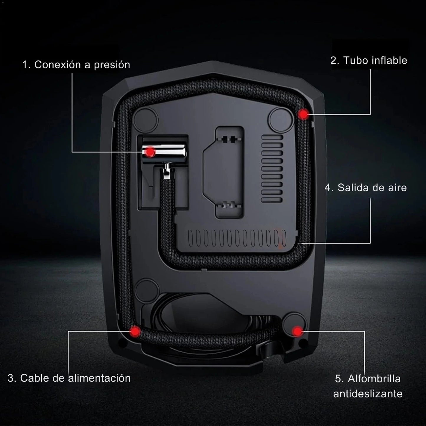 TurboAir Pro™: ¡Infla tus llantas en solo 1 minuto!