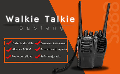 Kit Radios Walkie Talkie Recargables Originalwok 📶