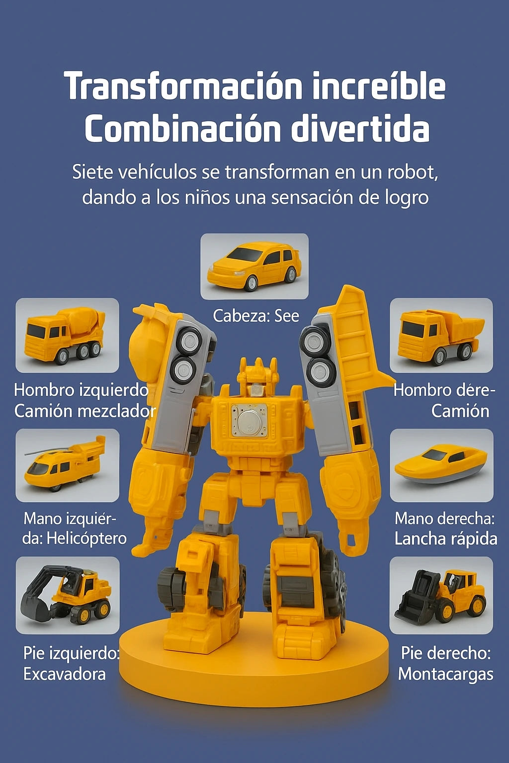 Juguetes educativos Transformers Bloques de Construcción