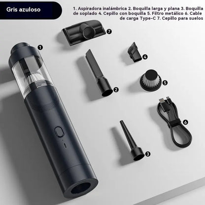 Aspiradora de mano superpotente, soplador de polvo portátil 【Set de 7 piezas】🔥Compra 1 y llévate 1 gratis🔥