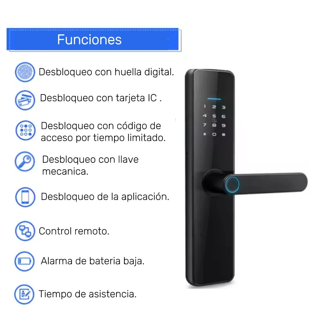 Cerradura Inteligente con Huella Táctil