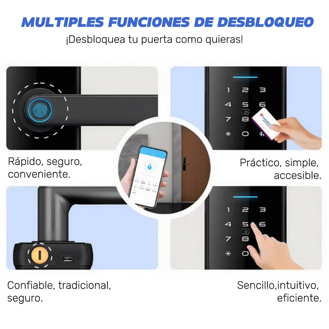 Cerradura Inteligente con Huella Táctil