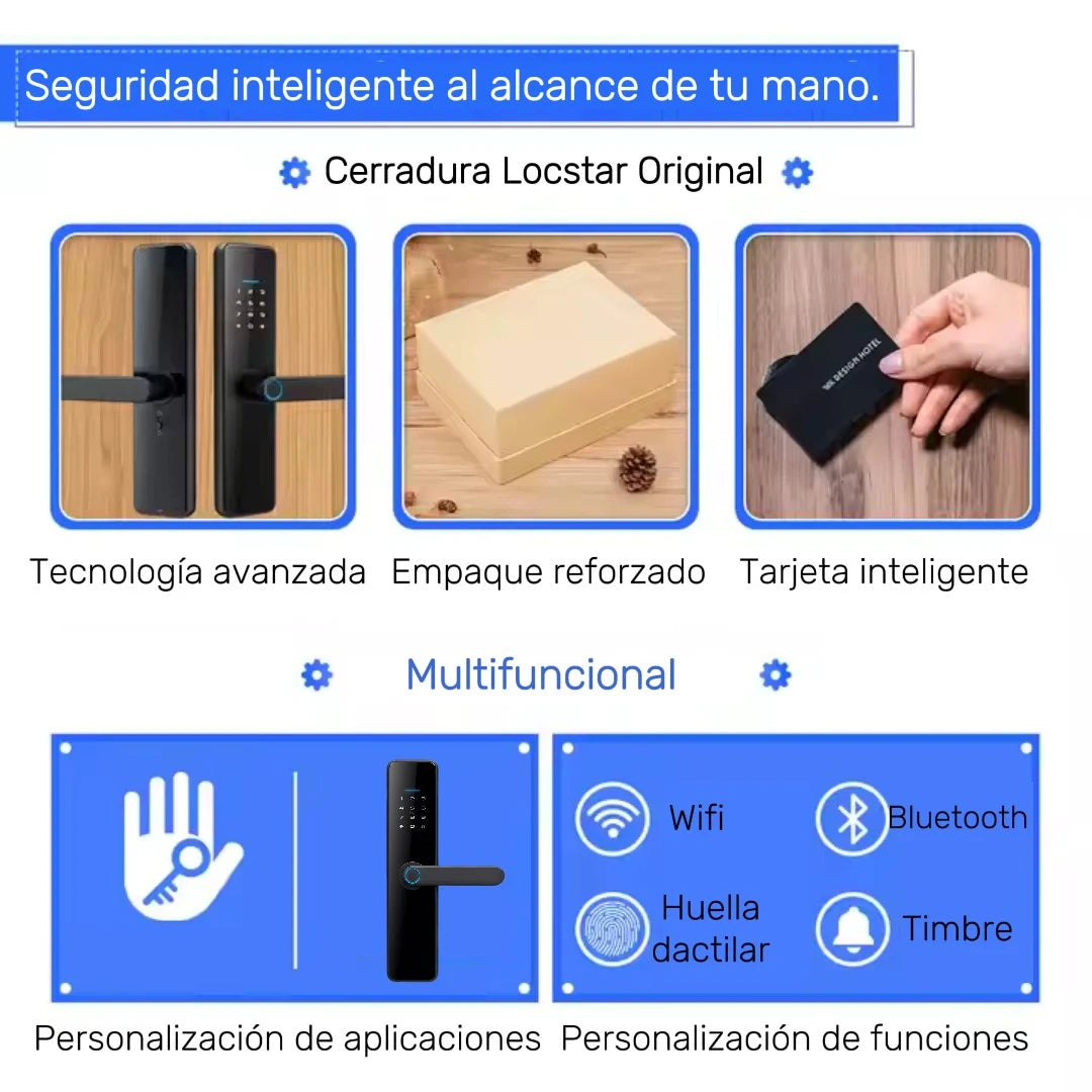 Cerradura Inteligente con Huella Táctil