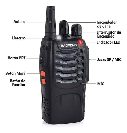 Kit Radios Walkie Talkie Recargables Originalwok 📶