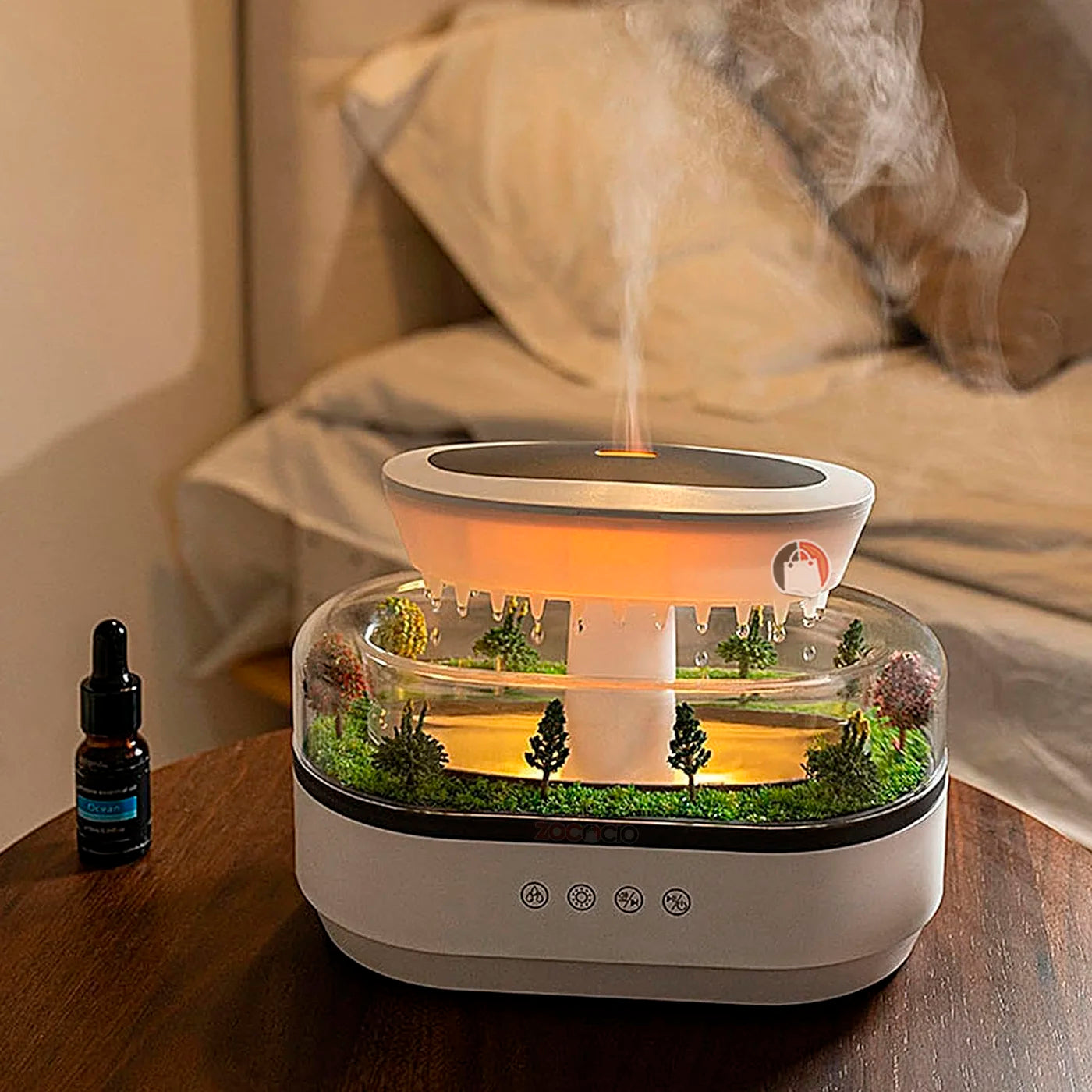Difusor Humidificador LED con Micro Paisaje de 250 ml
