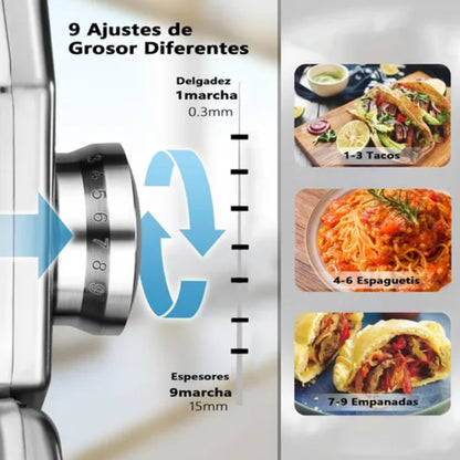 Tirador de Pasta de Acero Inoxidable