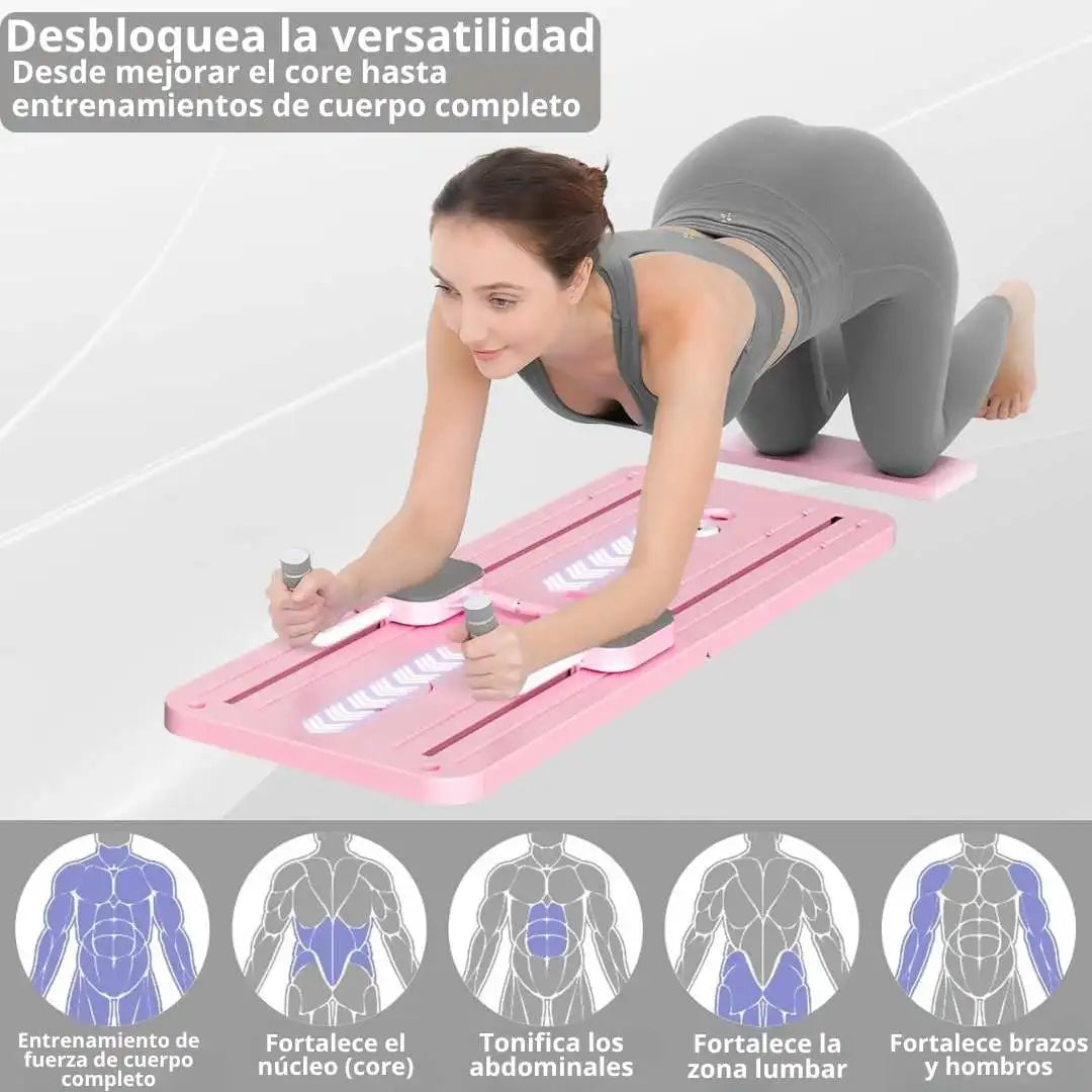 🧘‍♀️ Fitness Pilates Board® - Tabla Fitness Multifunción Plegable 💪🏠✨