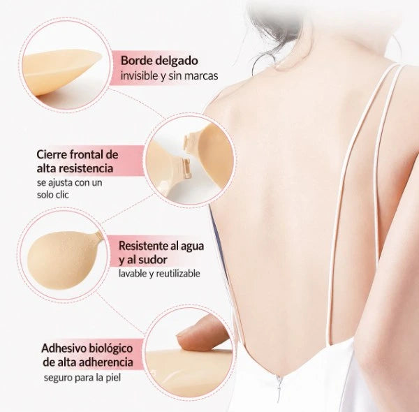 PUFF COVERS | Soporte Invisible | Brasier Adhesivo Reutilizable