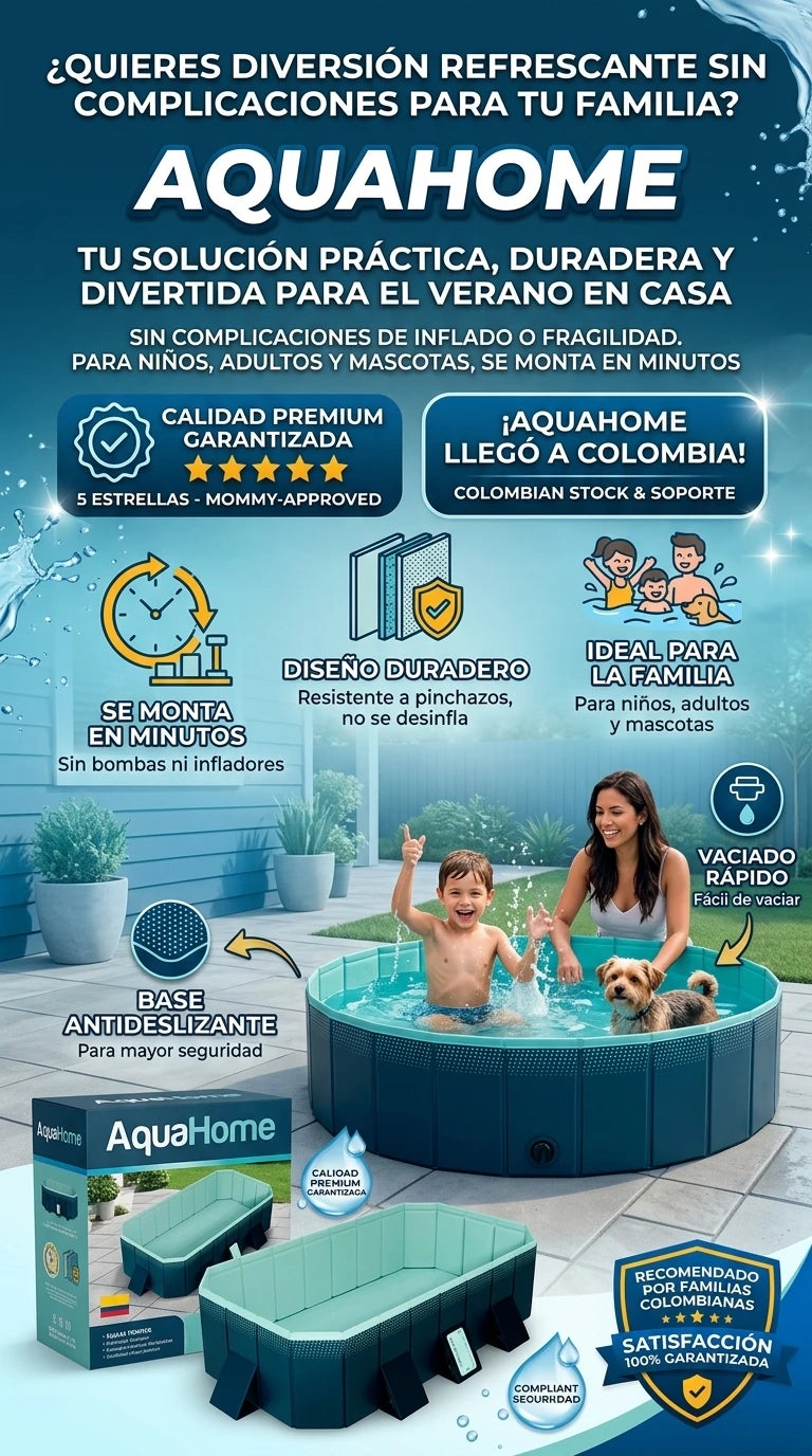Piscina Plegable Familiar AquaHome