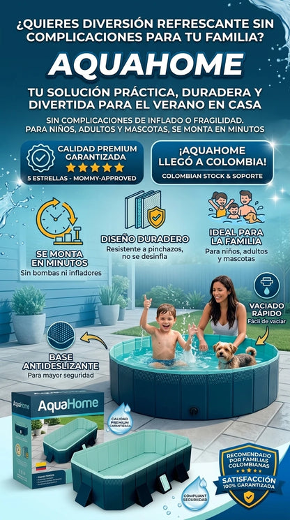 Piscina Plegable Familiar AquaHome