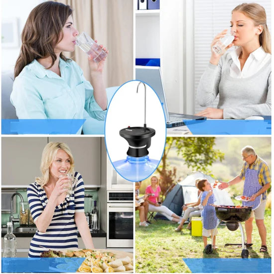 Dispensador Eléctrico de Agua con Plataforma + Afilador de Cuchillos de REGALO