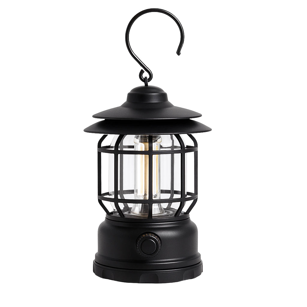 Faro de luz Led Vintage Recargable ideal para Camping y luz de emergencia