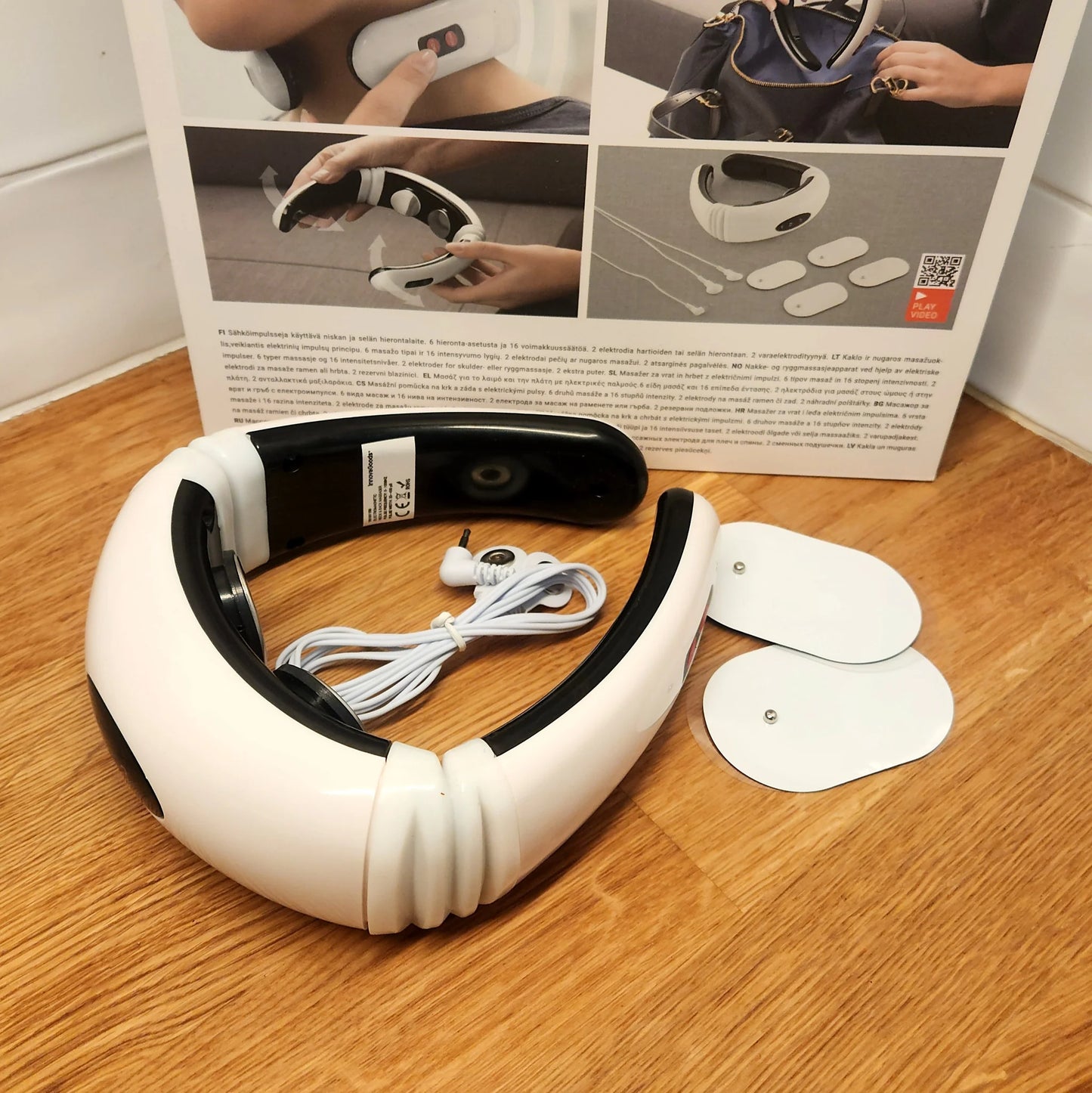 Masajeador de Cuello y Espalda + 4 Parches Gratis