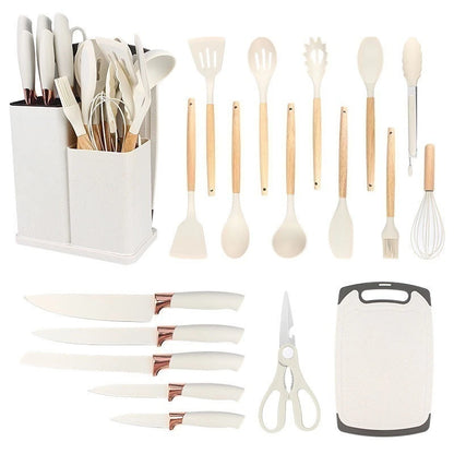 Kit de cocina de 19 piezas en silicona de primera calidad