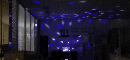 Bola Disco Mágica Luminosa Giratória