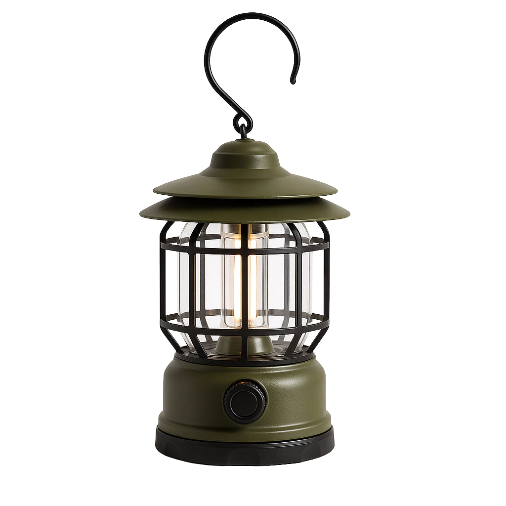 Faro de luz Led Vintage Recargable ideal para Camping y luz de emergencia