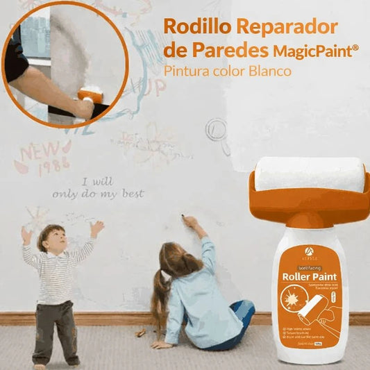 ¡Al 2x1! Rodillo con Pintura Blanca para Paredes MagicPaint®