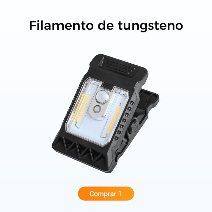 Luz solar con clip para exteriores y sensor de movimiento OFERTA EXCLUSIVA