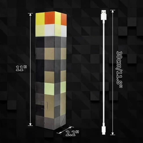 Lámpara Blocklight - Aventura Pixel