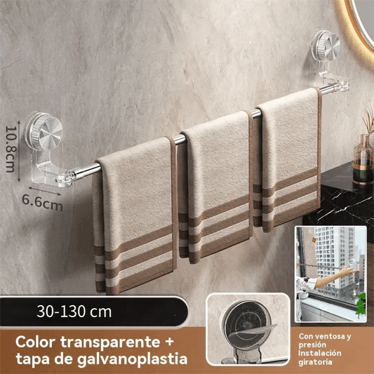 Toallero retráctil con ventosa 🚿Diseño ligero y sin perforaciones🎁【Compra 1 y llévate 1 gratis】✨