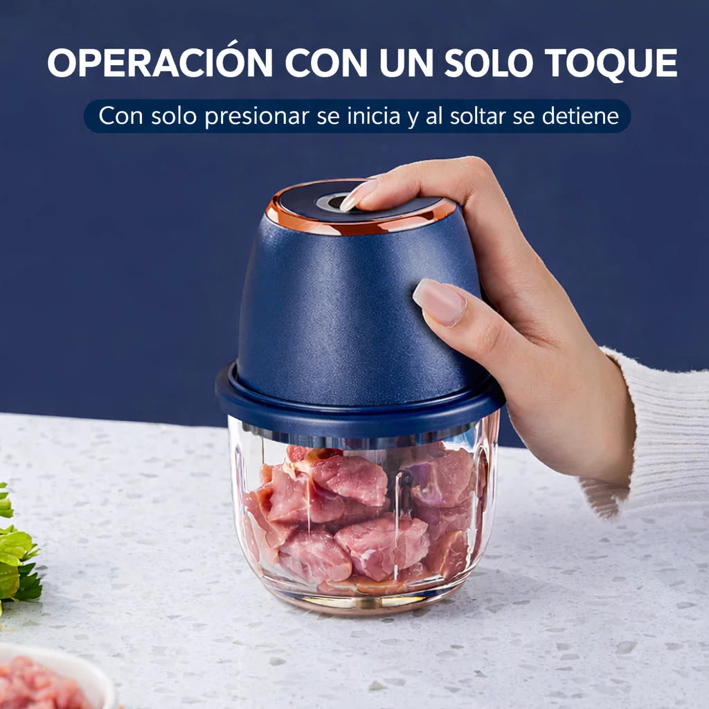 Picadora de alimentos eléctrica potente y de gran capacidad