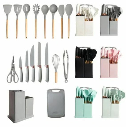 Kit de cocina de 19 piezas en silicona de primera calidad