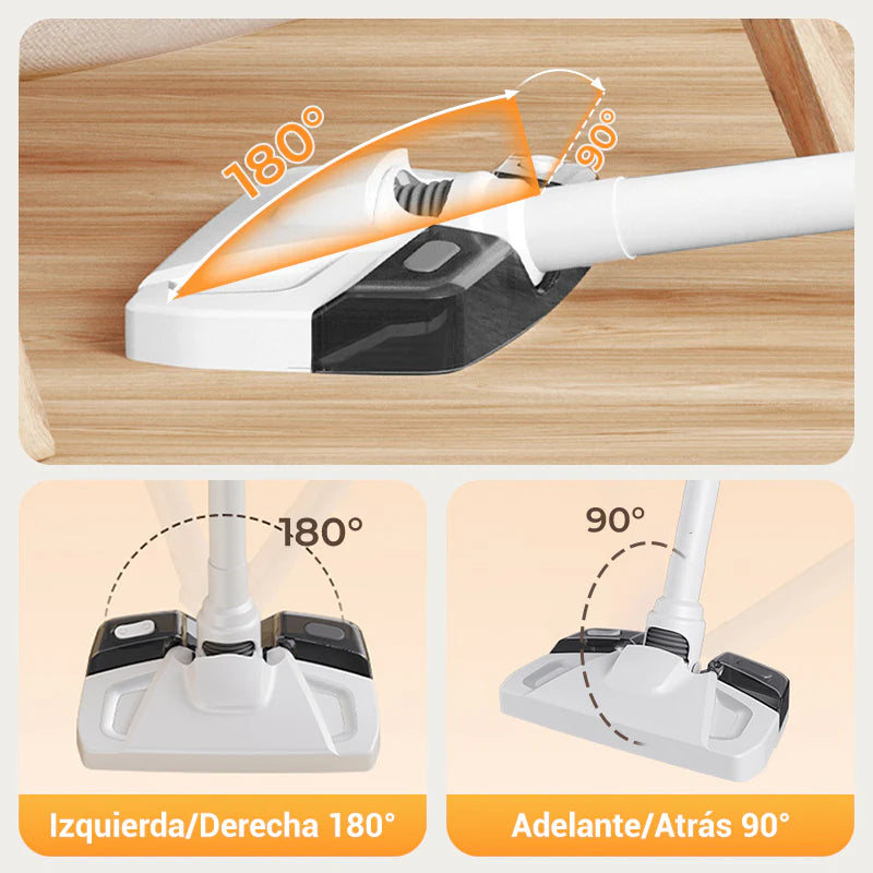 🧹Aspiradora de Mano Inalámbrica - Potente Succión 15KPA & 45 Minutos de Uso con 4 Accesorios para Coches y Hogar 🚗🏠