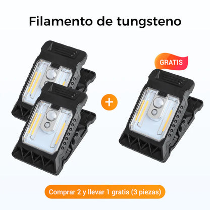 Luz solar con clip para exteriores y sensor de movimiento OFERTA EXCLUSIVA