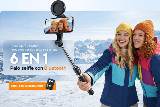 Soporte Selfie Multifuncional 6 en 1