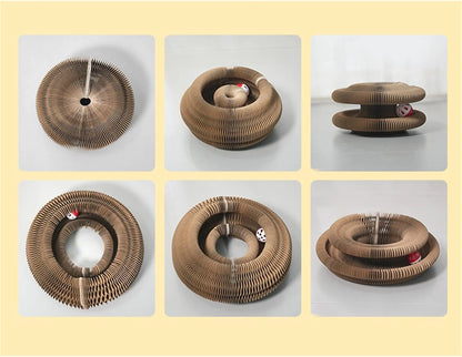 Rascador Mágico para Gato - Kitty Kurlz™ 2 x 1