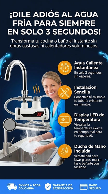 Grifo Eléctrico de Calentamiento Instantáneo