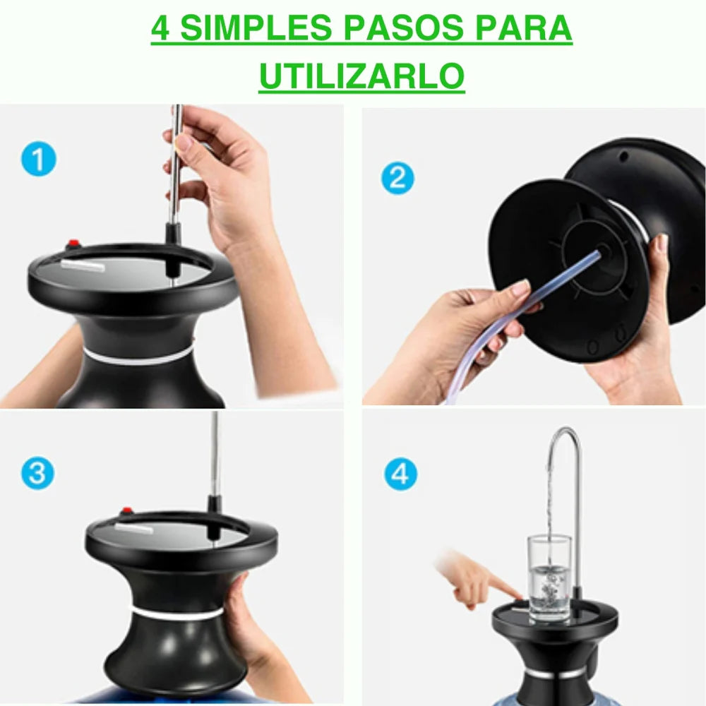 Dispensador Eléctrico de Agua con Plataforma + Afilador de Cuchillos de REGALO