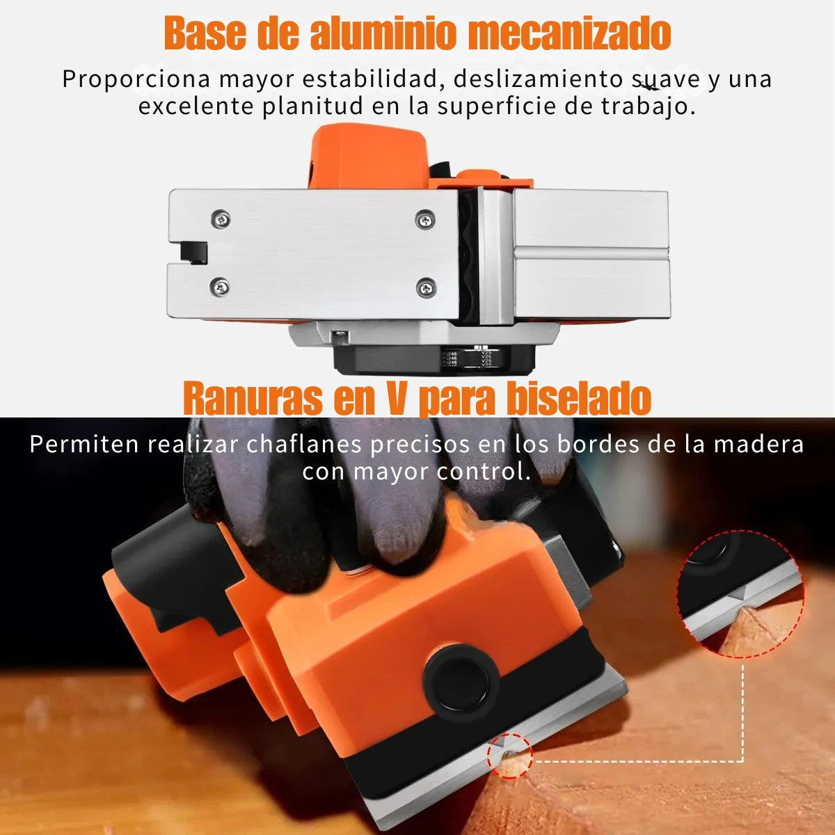 Cepilladora Eléctrica para Madera