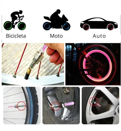 Luces para llanta de Carro o Moto NightRide Led 🚨🚘 🏍️
