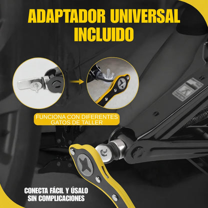 Llave Multifuncional para Gato de Carro – Herramienta de Emergencia Rápida y Segura