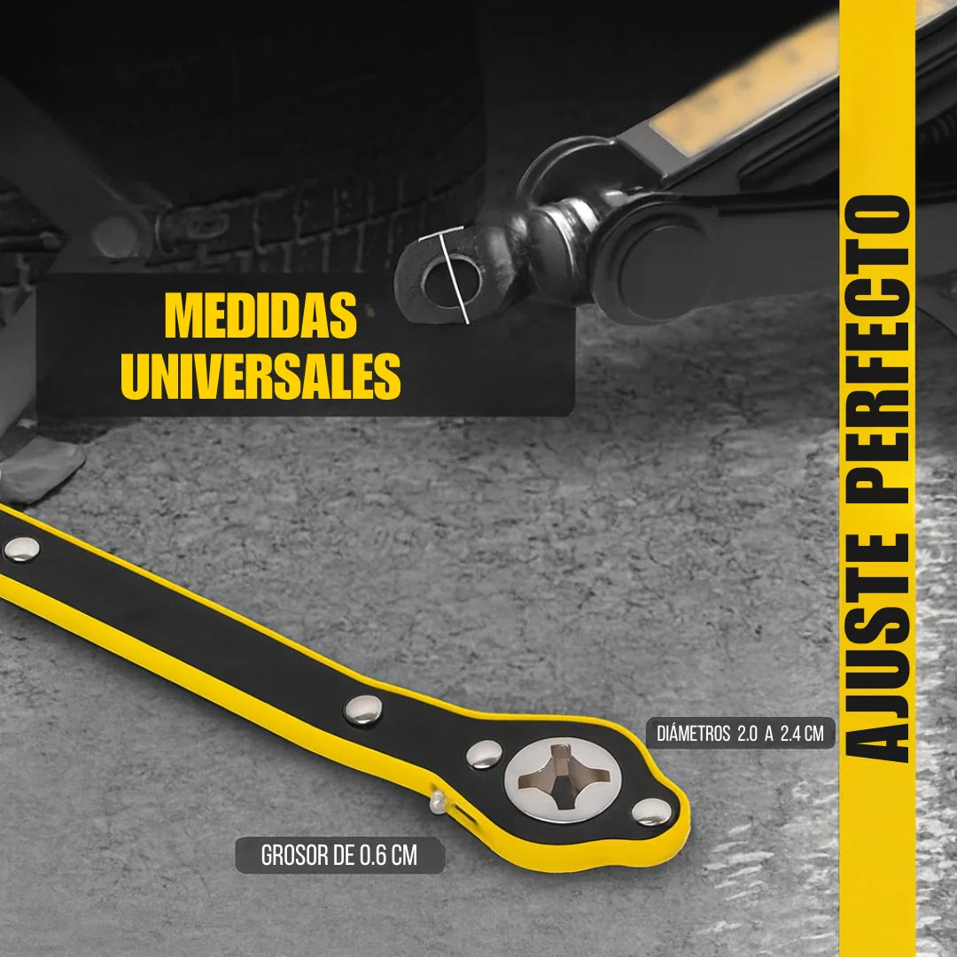 Llave Multifuncional para Gato de Carro – Herramienta de Emergencia Rápida y Segura