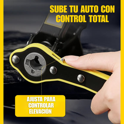 Llave Multifuncional para Gato de Carro – Herramienta de Emergencia Rápida y Segura