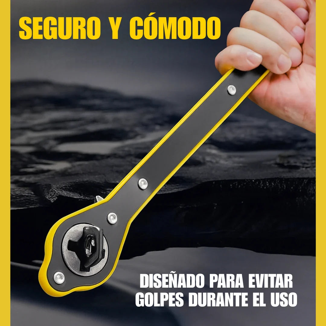Llave Multifuncional para Gato de Carro – Herramienta de Emergencia Rápida y Segura