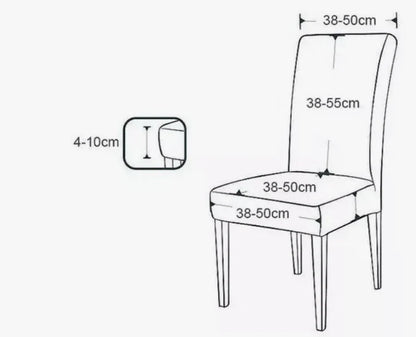 Set de 4 o 6 Piezas de Funda para Sillas Impermeable HomeStyle®