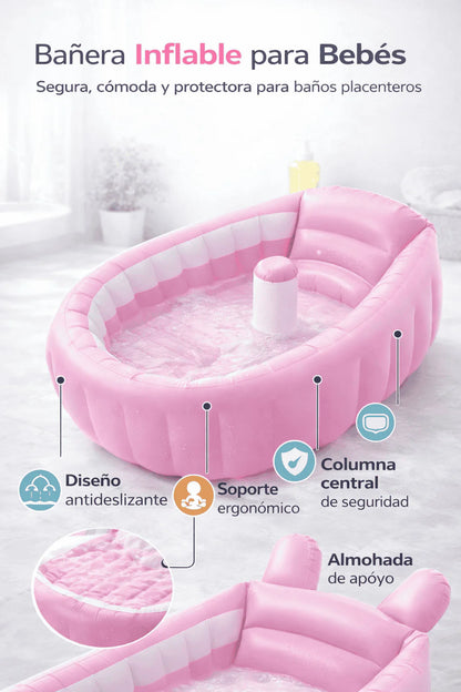 🛁 Bañera MiniPiscina Portátil para Bebé 🤩 | Envío Gratis + Paga en Casa ✨