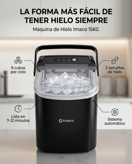 Generador Inteligente de Hielo Imaco Ice Pro 15KG