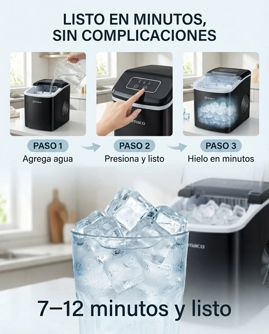Generador Inteligente de Hielo Imaco Ice Pro 15KG