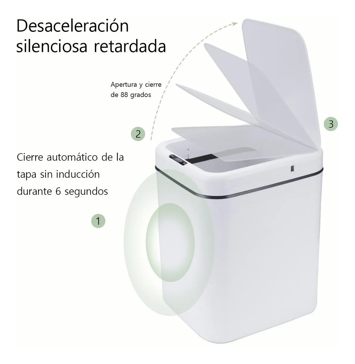 Cesta Con Sensor Inteligente 🚮🗑