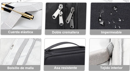 Organizador para Cables Bolsa de Almacenamiento de doble compartimiento - CASE PRO