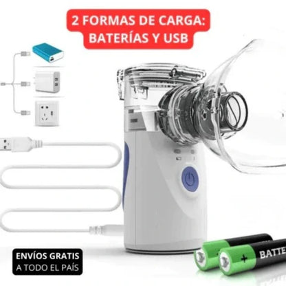 VaporAid™ - Nebulizador Portátil Para Adultos Y Niños