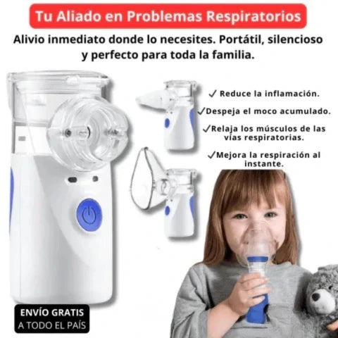VaporAid™ - Nebulizador Portátil Para Adultos Y Niños